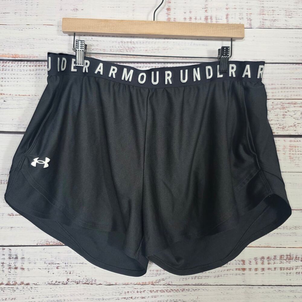 Under Armour Women's Size XXL Athletic Short Gym Running Black